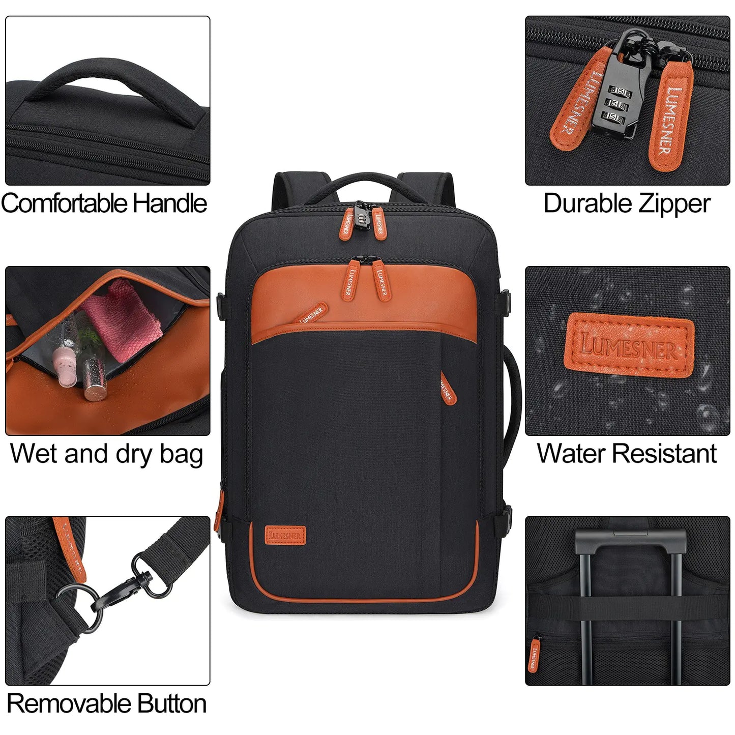 Large Capacity Travel Backpack for Men and Women