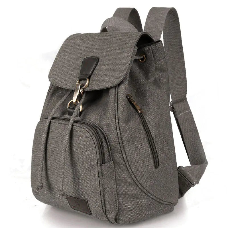 Retro Canvas Backpack for Men and Women - Large Capacity