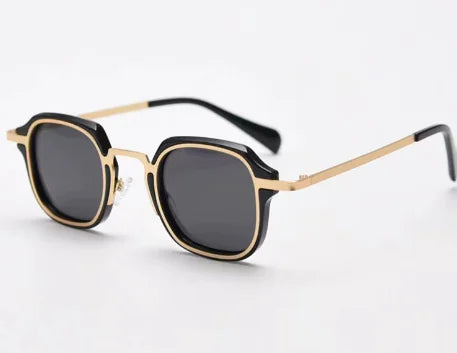 Retro Metal Sunglasses for Stylish Street Photography